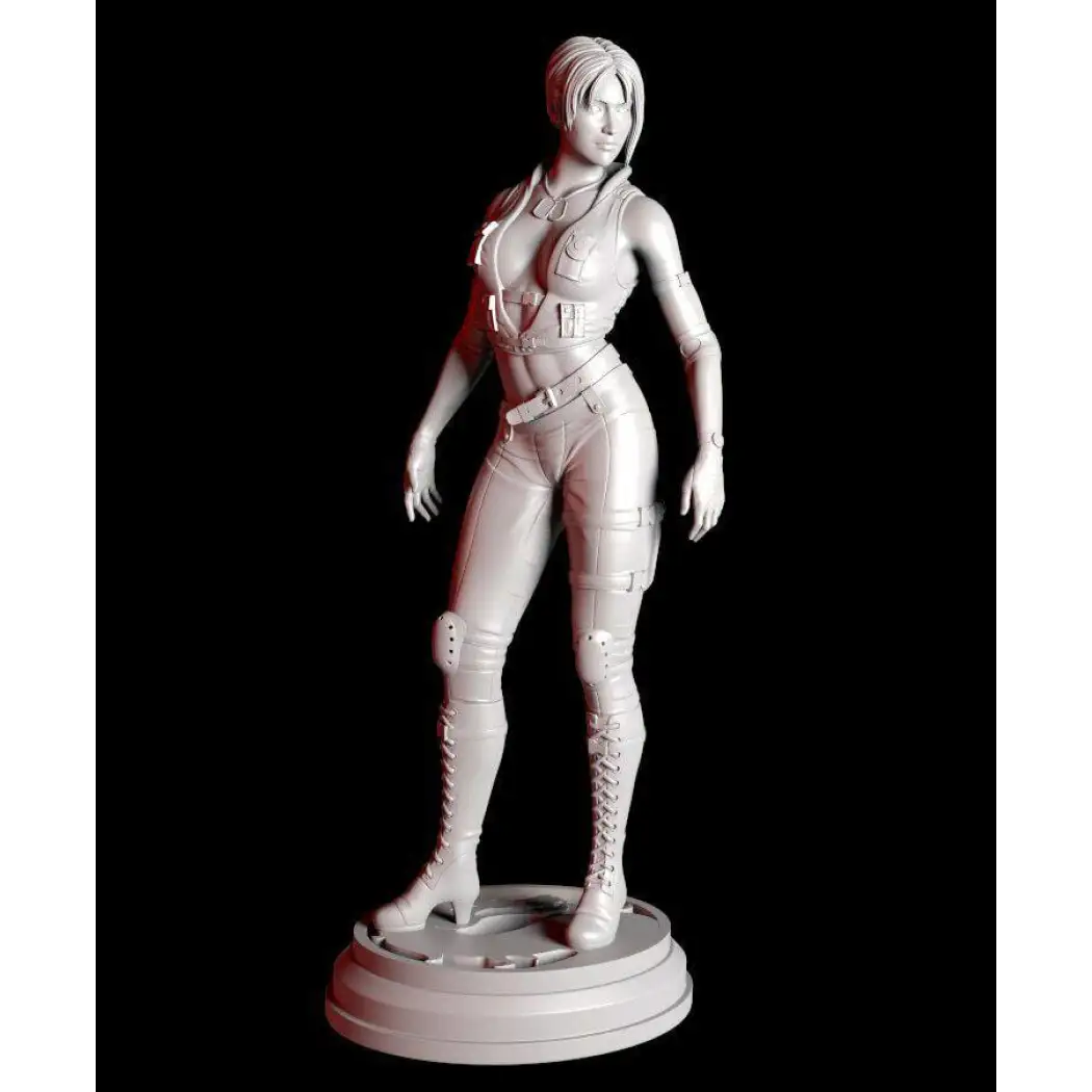 1/18 100mm 3D Print Model Kit Beautiful Girl Woman Soldier Unpainted - Model-Fan-Store