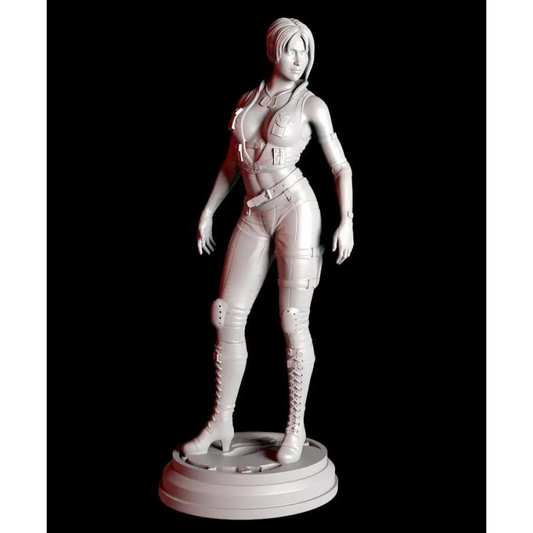 1/18 100mm 3D Print Model Kit Beautiful Girl Woman Soldier Unpainted - Model-Fan-Store