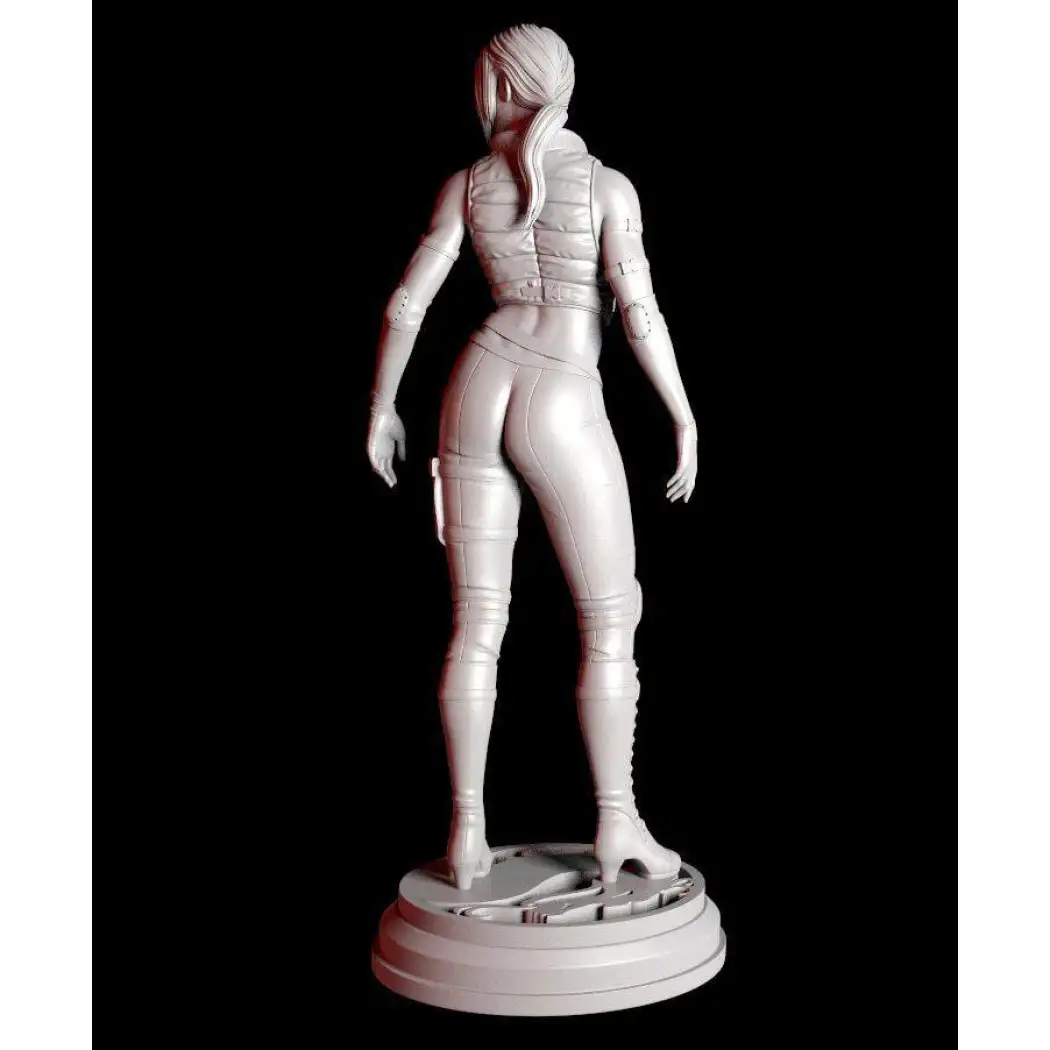 1/18 100mm 3D Print Model Kit Beautiful Girl Woman Soldier Unpainted - Model-Fan-Store