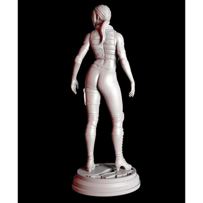 1/18 100mm 3D Print Model Kit Beautiful Girl Woman Soldier Unpainted - Model-Fan-Store