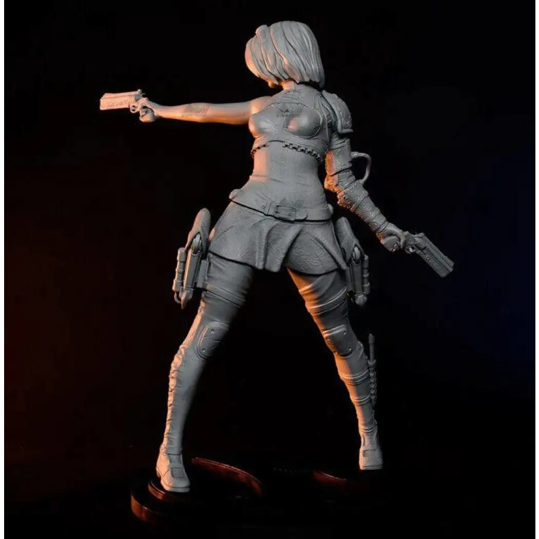 1/18 100mm 3D Print Model Kit Beautiful Girl Woman Spy Agent Unpainted - Model-Fan-Store