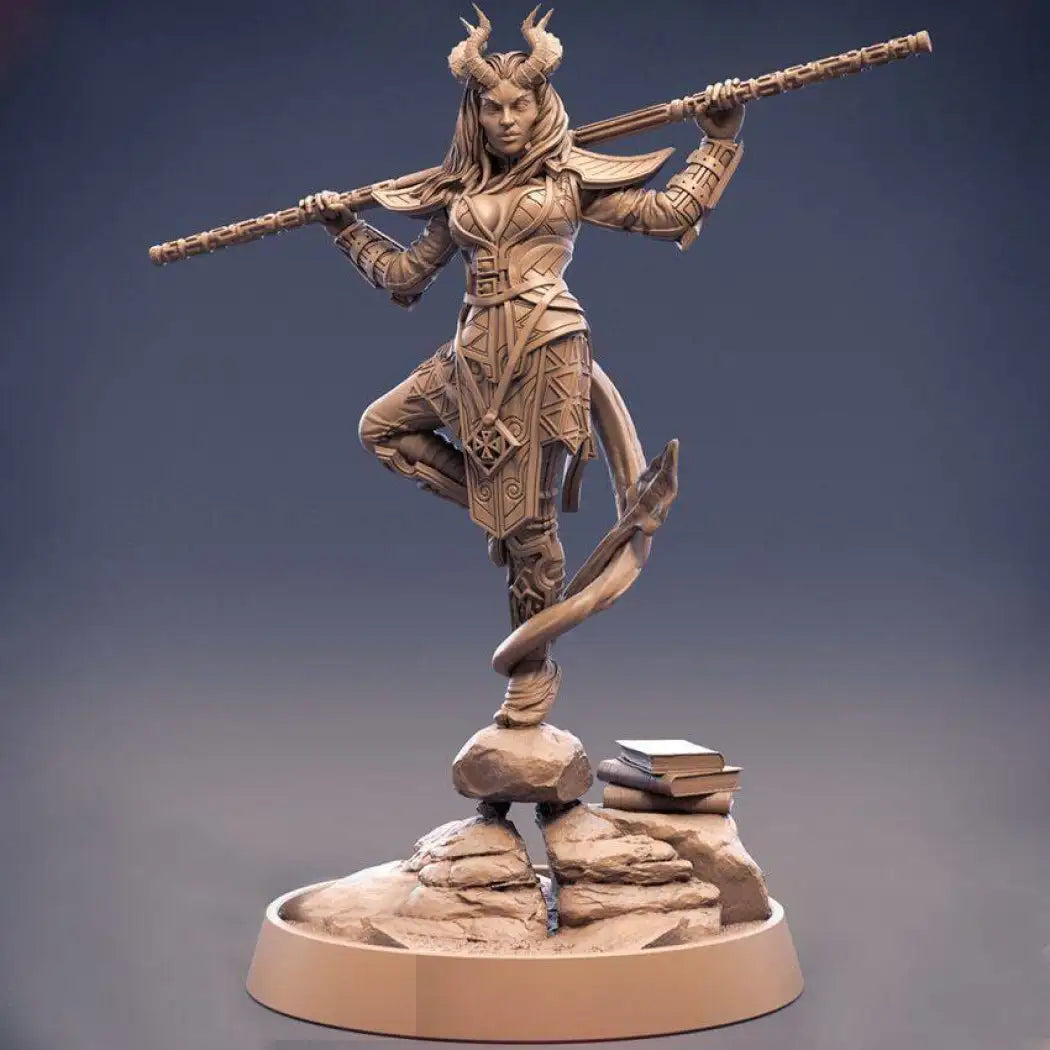 1/18 100mm 3D Print Model Kit Beautiful Girl Woman Warrior Devil Unpainted - Model-Fan-Store