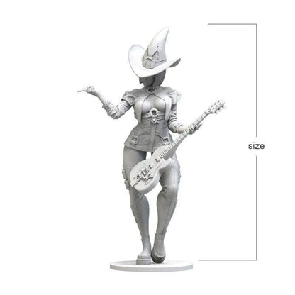 1/18 100mm 3D Print Model Kit Beautiful Girl Woman Witch Unpainted - Model-Fan-Store