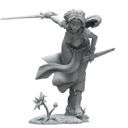 1/18 100mm 3D Print Model Kit Girl Woman Warrior Princess Unpainted - Model-Fan-Store