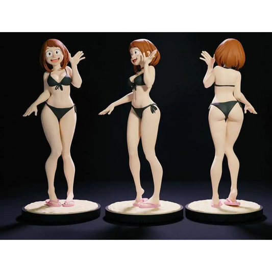 1/18 100mm 3D Print Model Kit Modern Asian Beautiful Girl Anime Unpainted - Model-Fan-Store