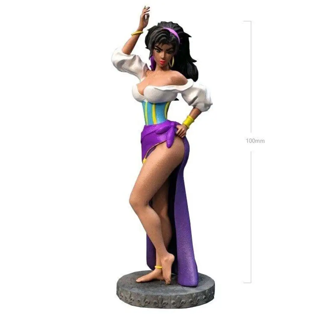 1/18 100mm 3D Print Model Kit Modern Beautiful Girl Woman Dancer Unpainted - Model-Fan-Store