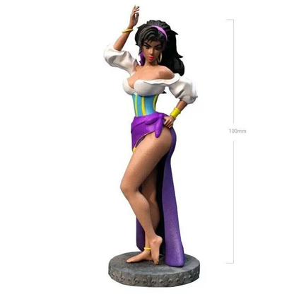 1/18 100mm 3D Print Model Kit Modern Beautiful Girl Woman Dancer Unpainted - Model-Fan-Store