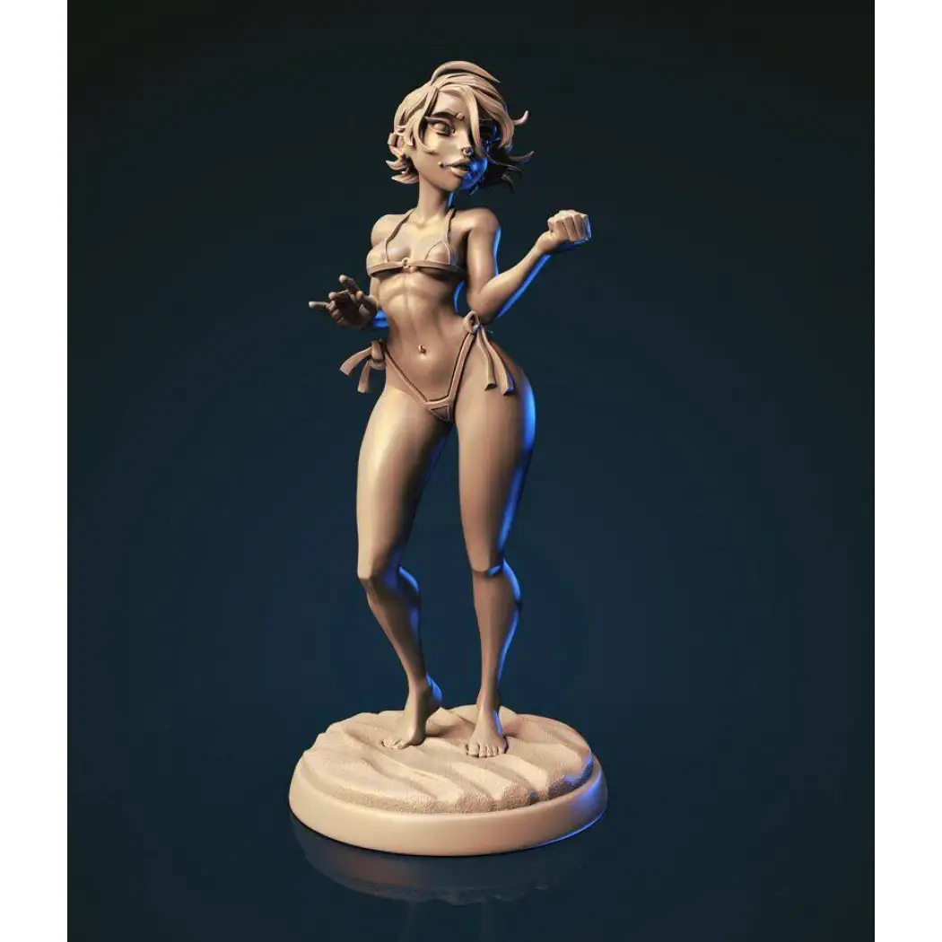 1/18 100mm 3D Print Model Kit Modern Nudes Beautiful Girl Bikini Unpainted - Model-Fan-Store