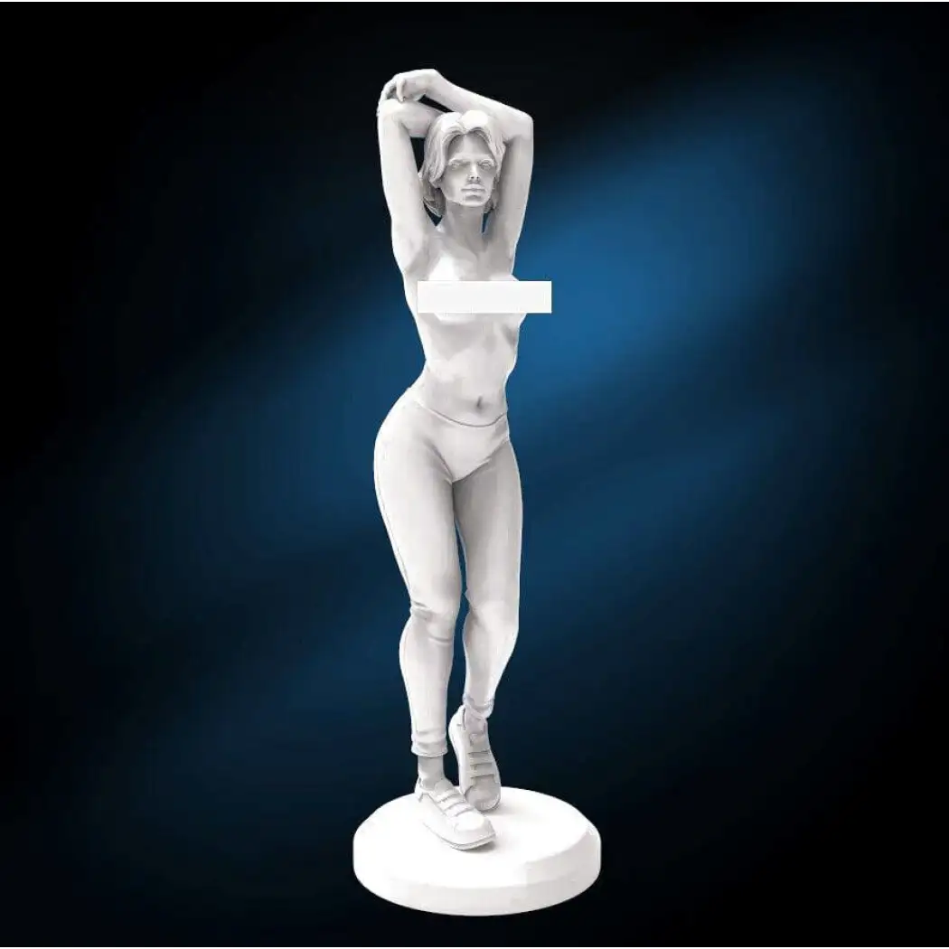 1/18 100mm 3D Print Model Kit Modern Nudes Beautiful Girl Woman Unpainted - Model-Fan-Store