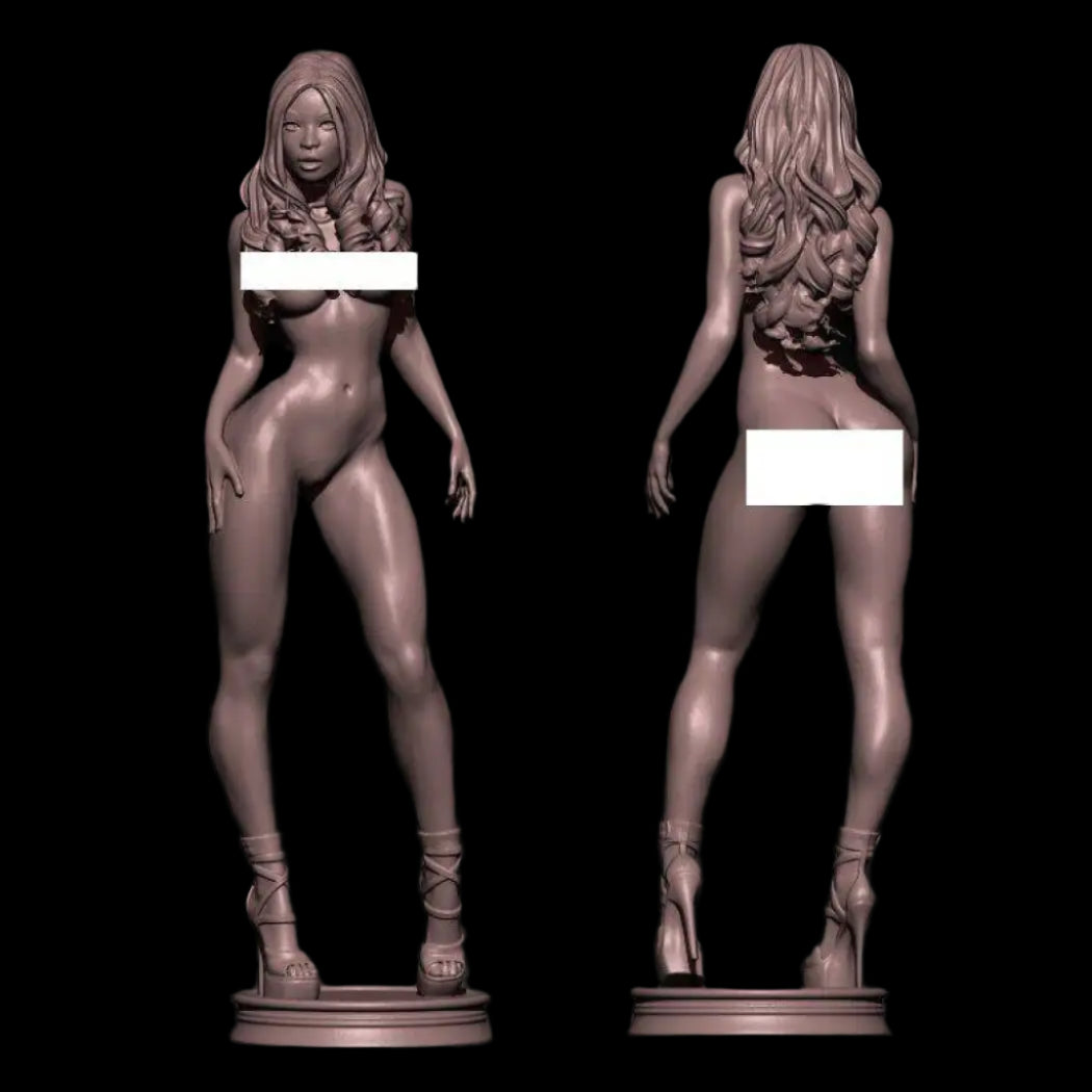 1/18 100mm 3D Print Model Kit Modern Nudes Beautiful Girl Woman Unpainted - Model-Fan-Store