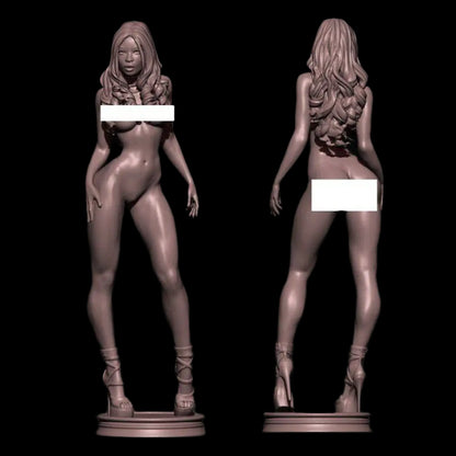 1/18 100mm 3D Print Model Kit Modern Nudes Beautiful Girl Woman Unpainted - Model-Fan-Store
