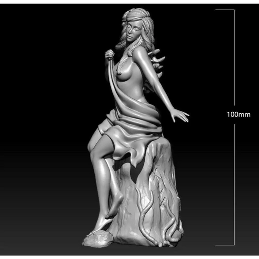 1/18 100mm 3D Print Model Kit Modern Nudes Beautiful Girl Woman Unpainted - Model-Fan-Store