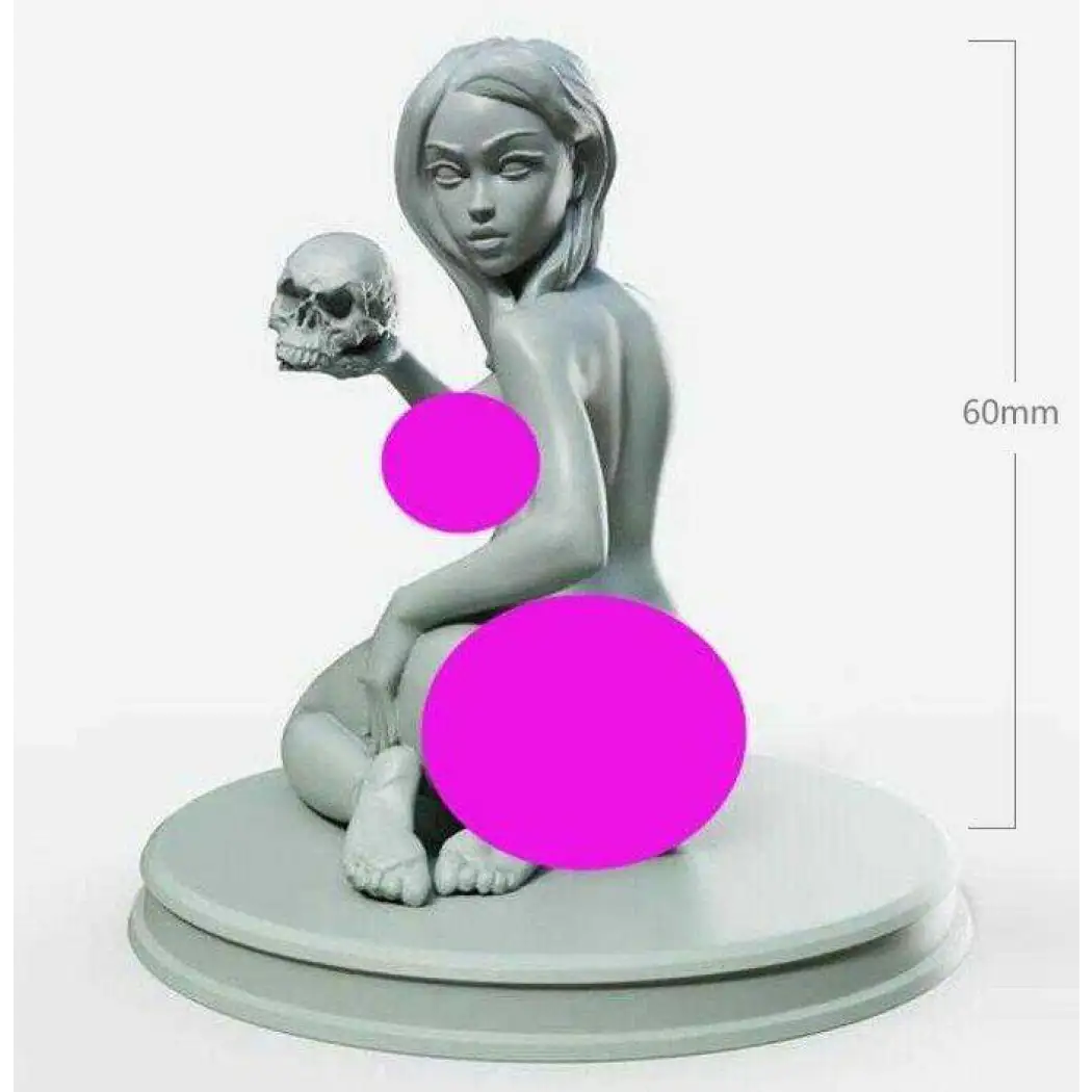 1/18 100mm 3D Print Model Kit Modern Nudes Beautiful Girl Woman Unpainted - Model-Fan-Store