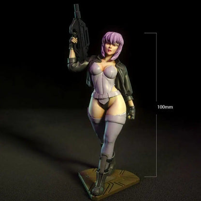 1/18 100mm 3D Print Model Kit Modern Shooter Beautiful Girl Woman Unpainted - Model-Fan-Store