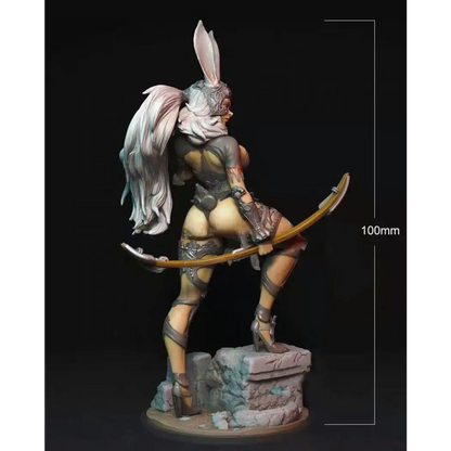 1/18 100mm 3D Print Model Kit Nudes Beautiful Girl Archer Huntress Rabbit Unpainted - Model-Fan-Store