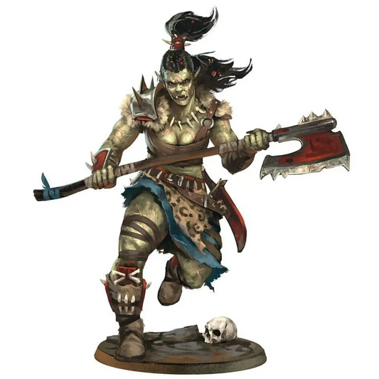 1/18 100mm 3D Print Model Kit Orc Girl Warrior Warcraft Unpainted - Model-Fan-Store