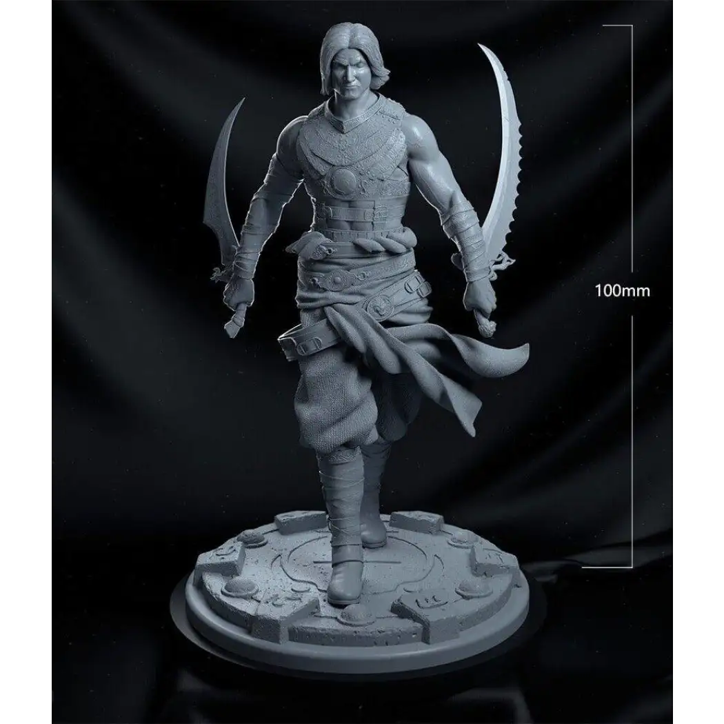 1/18 100mm 3D Print Model Kit Prince of the Sands Warrior Fantasy Unpainted - Model-Fan-Store