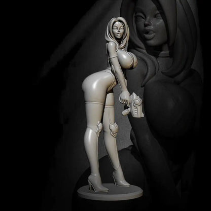 1/18 100mm 3D Print Model Kit Space Nudes Beautiful Girl Woman Spy Unpainted - Model-Fan-Store