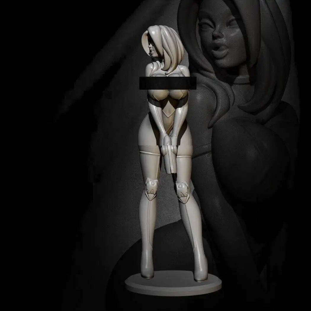 1/18 100mm 3D Print Model Kit Space Nudes Beautiful Girl Woman Spy Unpainted - Model-Fan-Store