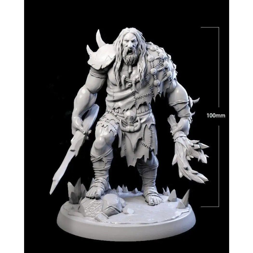 1/18 100mm 3D Print Model Kit Warrior Barbarian Unpainted - Model-Fan-Store