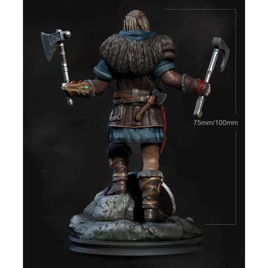 1/18 100mm 3D Print Model Kit Warrior Barbarian Viking Unpainted - Model-Fan-Store