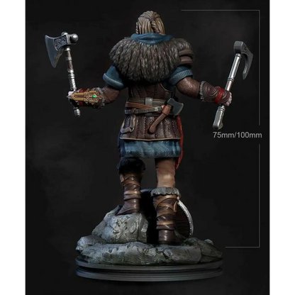 1/18 100mm 3D Print Model Kit Warrior Barbarian Viking Unpainted - Model-Fan-Store