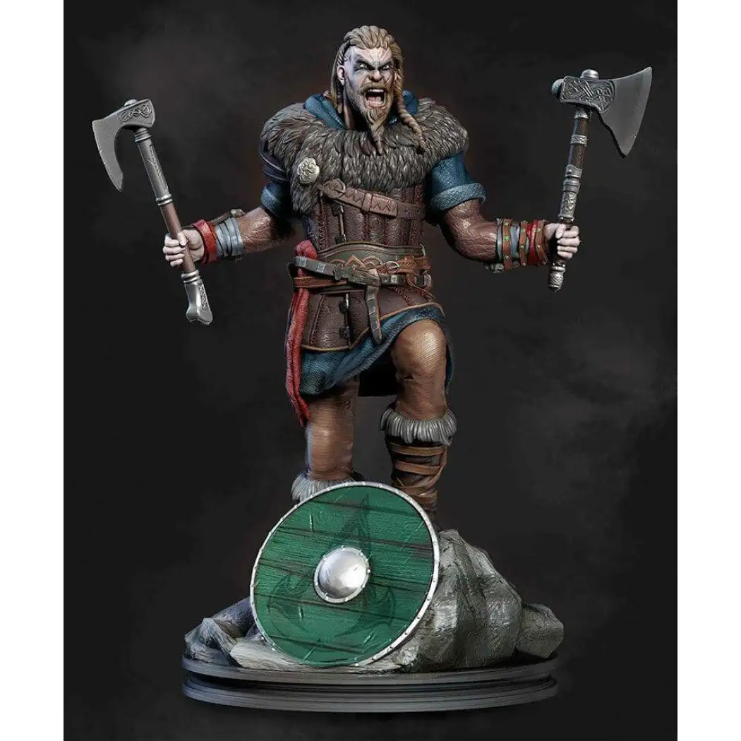 1/18 100mm 3D Print Model Kit Warrior Barbarian Viking Unpainted - Model-Fan-Store