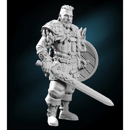 1/18 100mm 3D Print Model Kit Warrior Barbarian Viking Unpainted - Model-Fan-Store