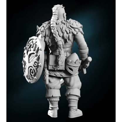 1/18 100mm 3D Print Model Kit Warrior Barbarian Viking Unpainted - Model-Fan-Store