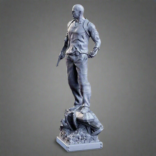 1/18 100mm 3D Print Model Kit Die Hard John Movie Unpainted