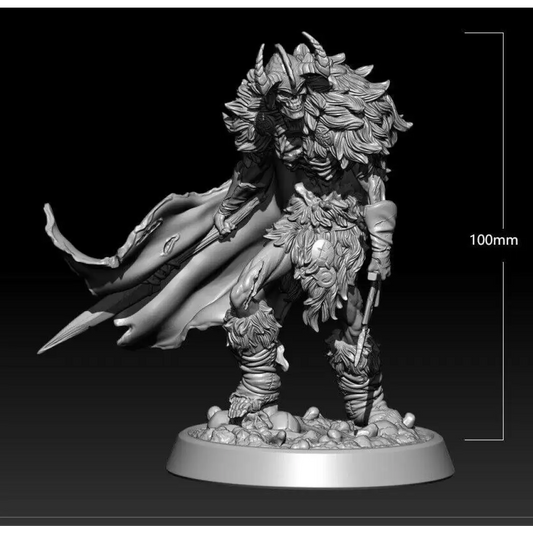 1/18 100mm 3D Print Model Kit Warrior Skeleton Monster Unpainted - Model-Fan-Store