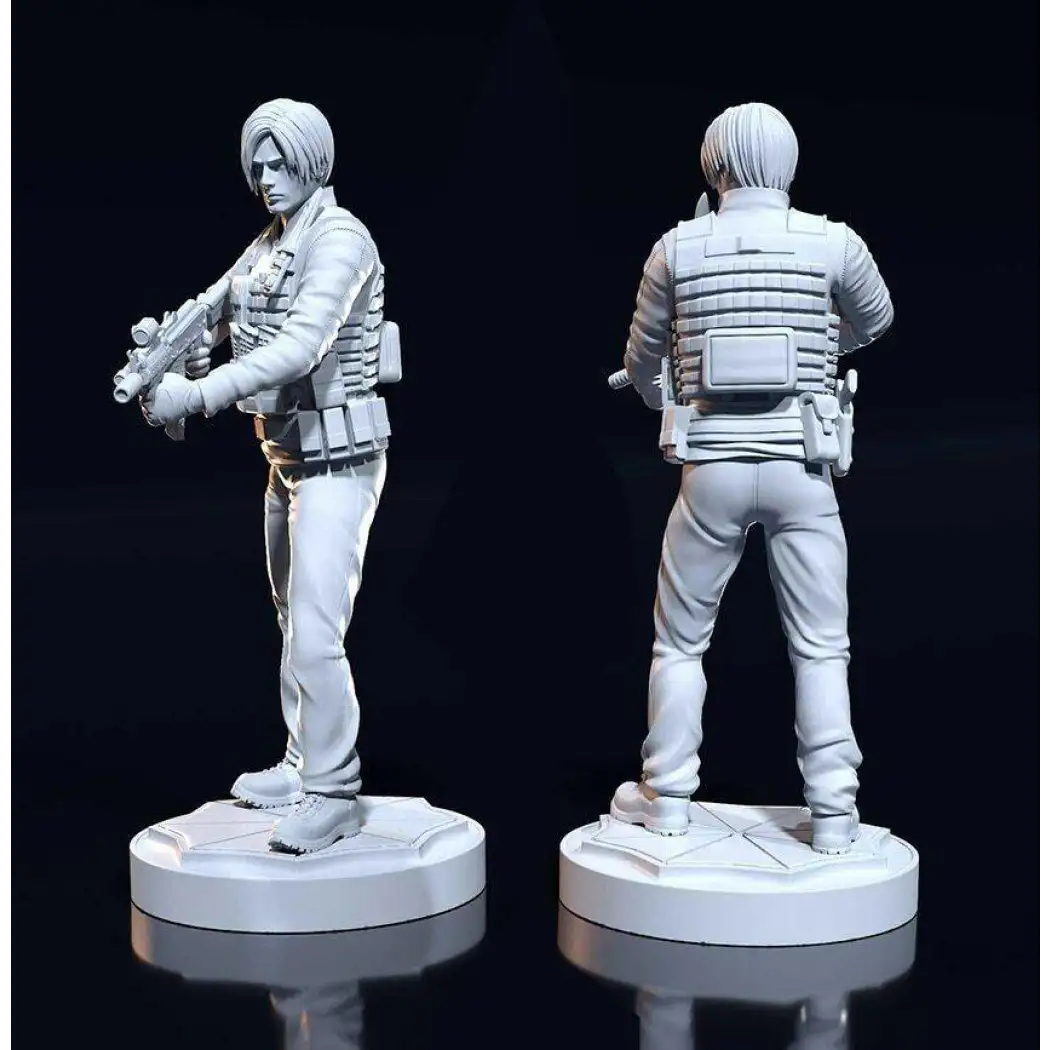 1/18 100mm 3D Print Model Kit Warrior Soldier Agent Resident Unpainted A28 A28 - Model-Fan-Store