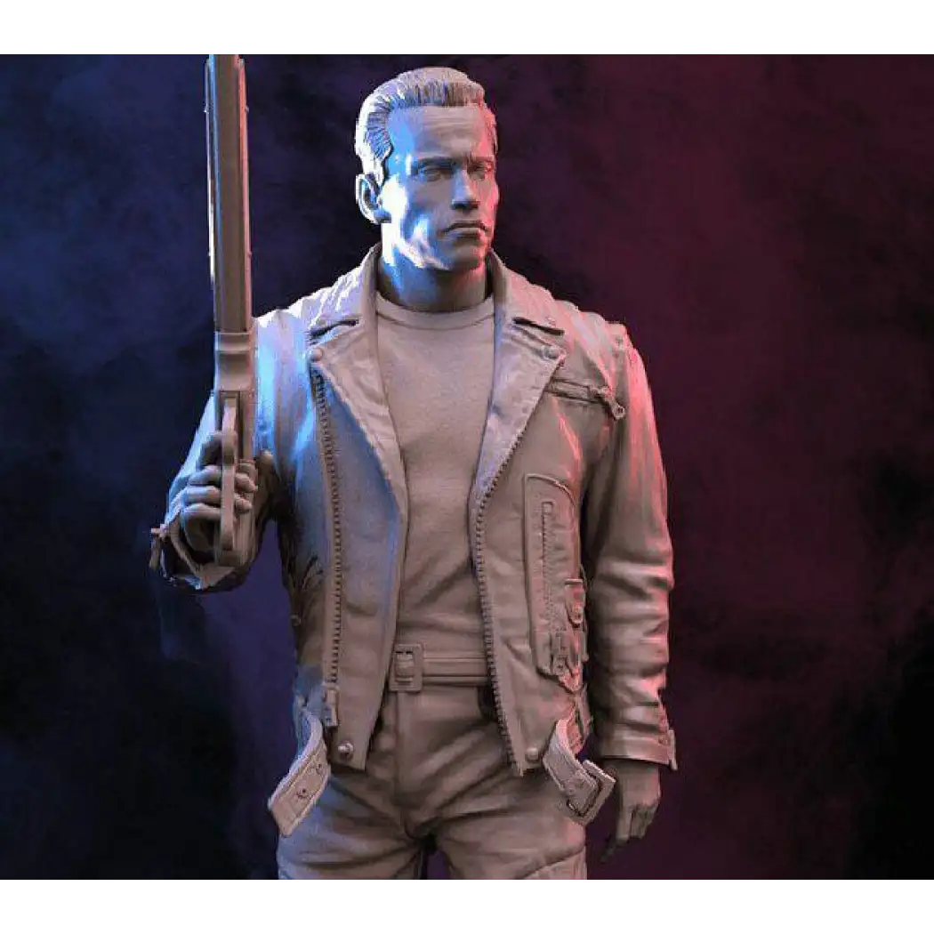 1/18 100mm 3D Print Model Kit Warrior Terminator T-800 Unpainted - Model-Fan-Store