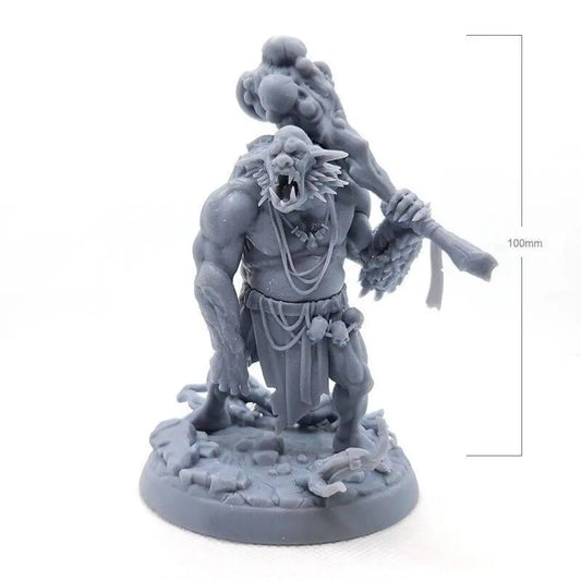 1/18 100mm 3D Print Model Kit Warrior Troll Orc Unpainted - Model-Fan-Store