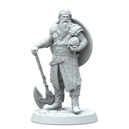 1/18 100mm 3D Print Model Kit Warrior Viking Barbarian Fantasy Unpainted - Model-Fan-Store
