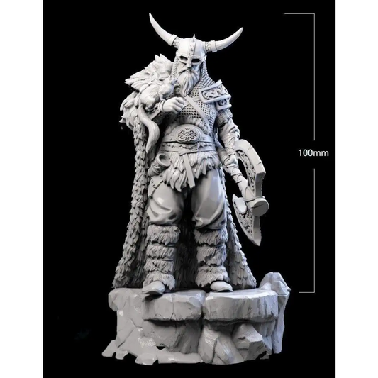 1/18 100mm 3D Print Model Kit Warrior Viking Barbarian Unpainted - Model-Fan-Store