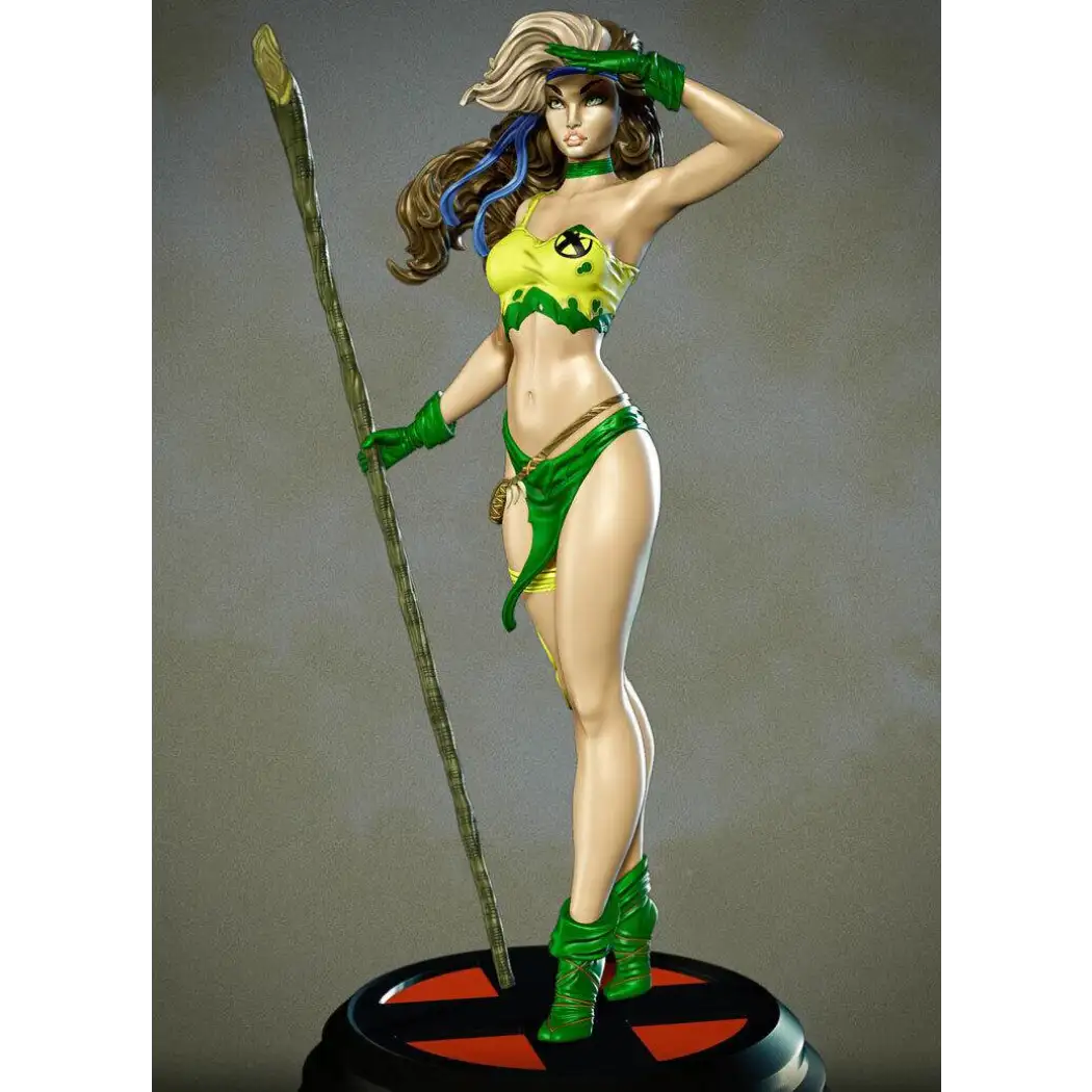 1/18 100mm 3D Print Superhero Model Kit Amazon Beautiful Girl Unpainted - Model-Fan-Store