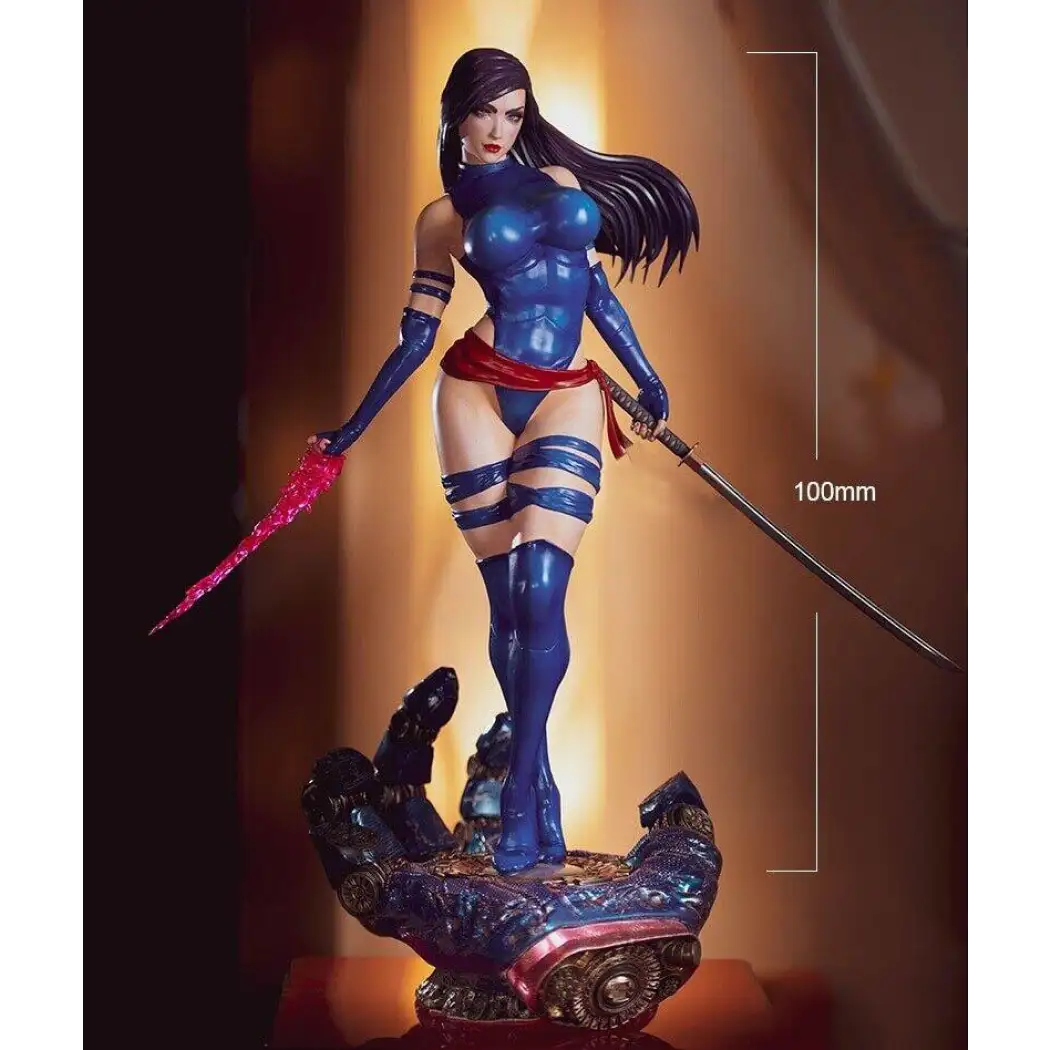 1/18 100mm 3D Print Superhero Model Kit Psylocke Beautiful Girl Unpainted - Model-Fan-Store