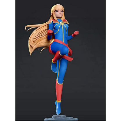 1/18 100mm 3D Print Superhero Model Kit Supergirl Beautiful Girl Unpainted - Model-Fan-Store