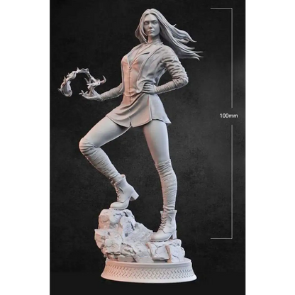 1/18 100mm 3D Print Superhero Model Kit Wanda Beautiful Girl Unpainted - Model-Fan-Store