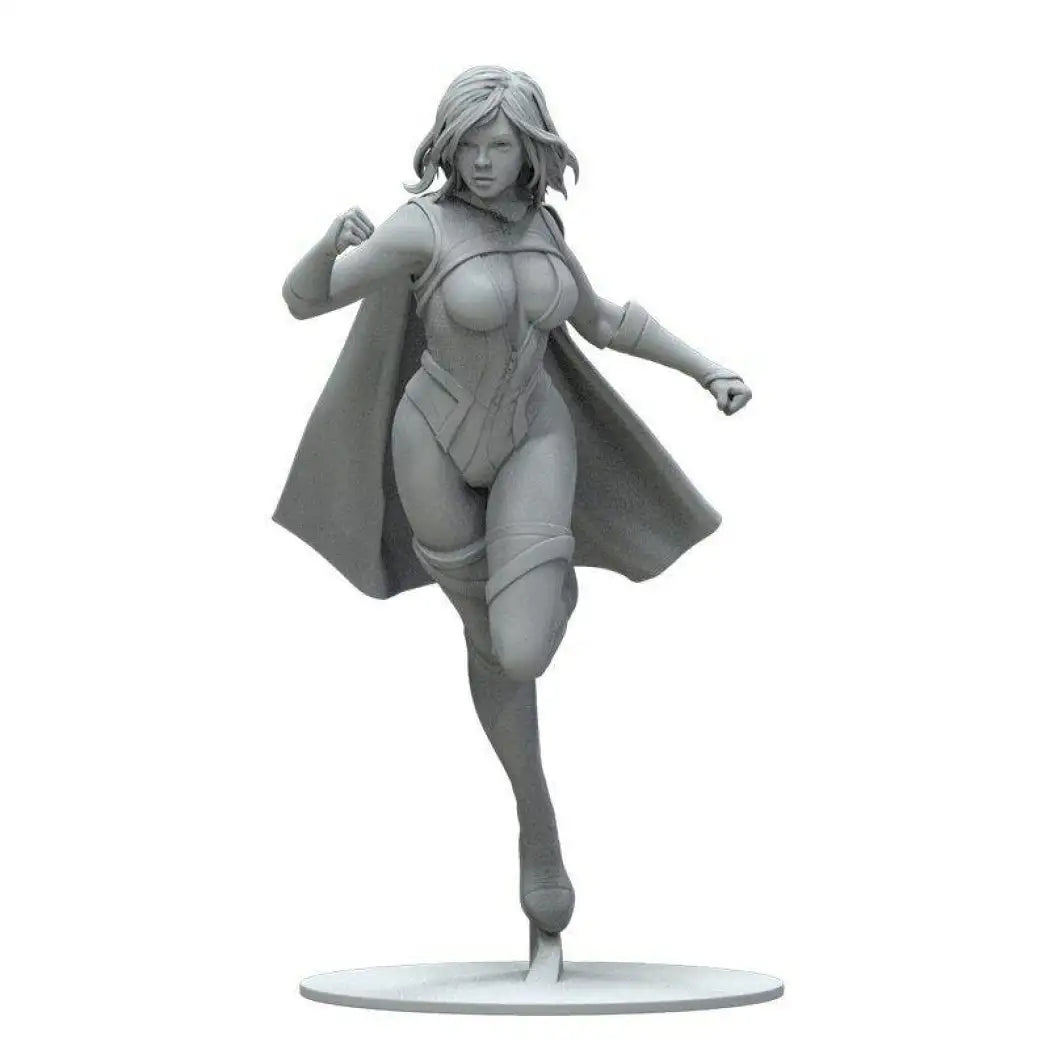 1/18 100mm 3D Print Superhero Model Kit Woman Beautiful Girl Unpainted - Model-Fan-Store