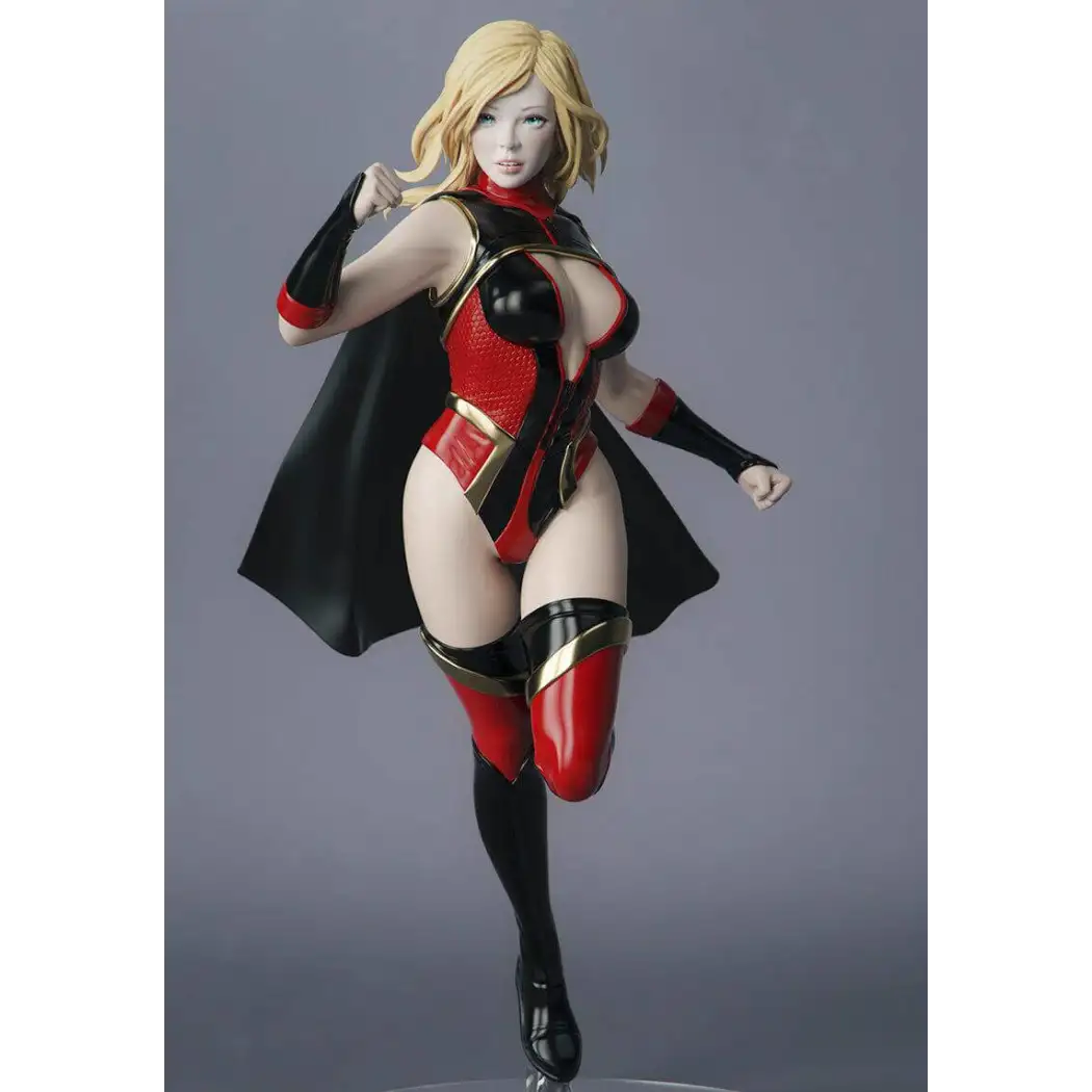 1/18 100mm 3D Print Superhero Model Kit Woman Beautiful Girl Unpainted - Model-Fan-Store