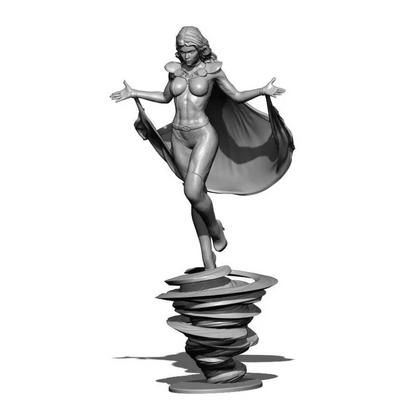 1/18 100mm 3D Print Superhero Model Kit Woman Storm Beautiful Girl Unpainted - Model-Fan-Store