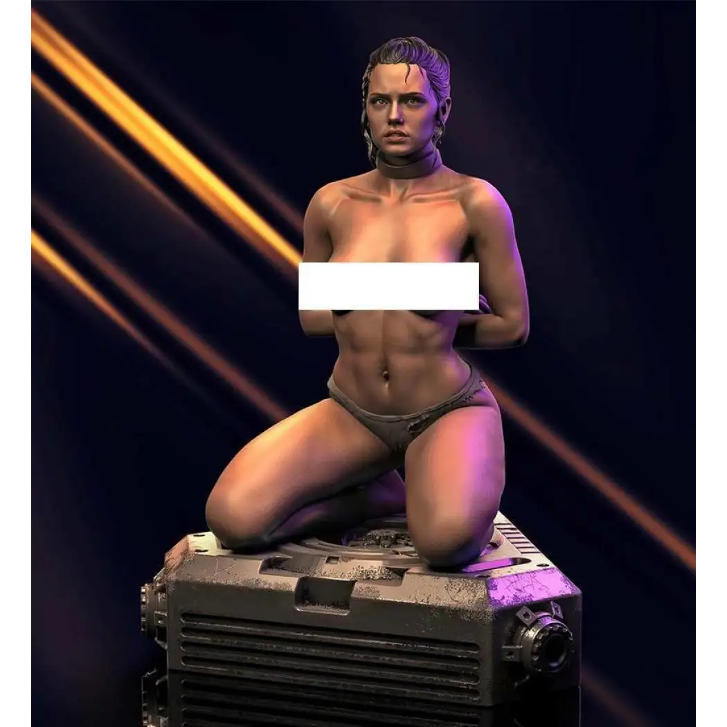 1/18 60mm 3D Print Model Kit Modern Nudes Beautiful Girl Hostage Fantasy Unpainted - Model-Fan-Store