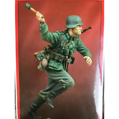 1/18 90mm Resin Model Kit German Soldier Infantry Infantry WW2 Unpainted - Model-Fan-Store