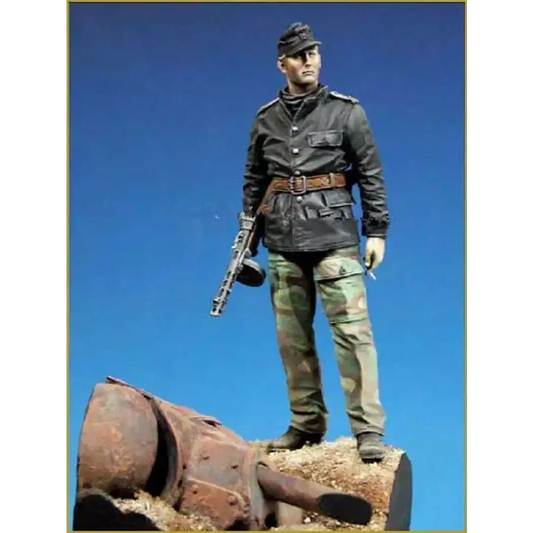 1/18 90mm Resin Model Kit German Soldier Infantry Officer WW2 Unpainted - Model-Fan-Store