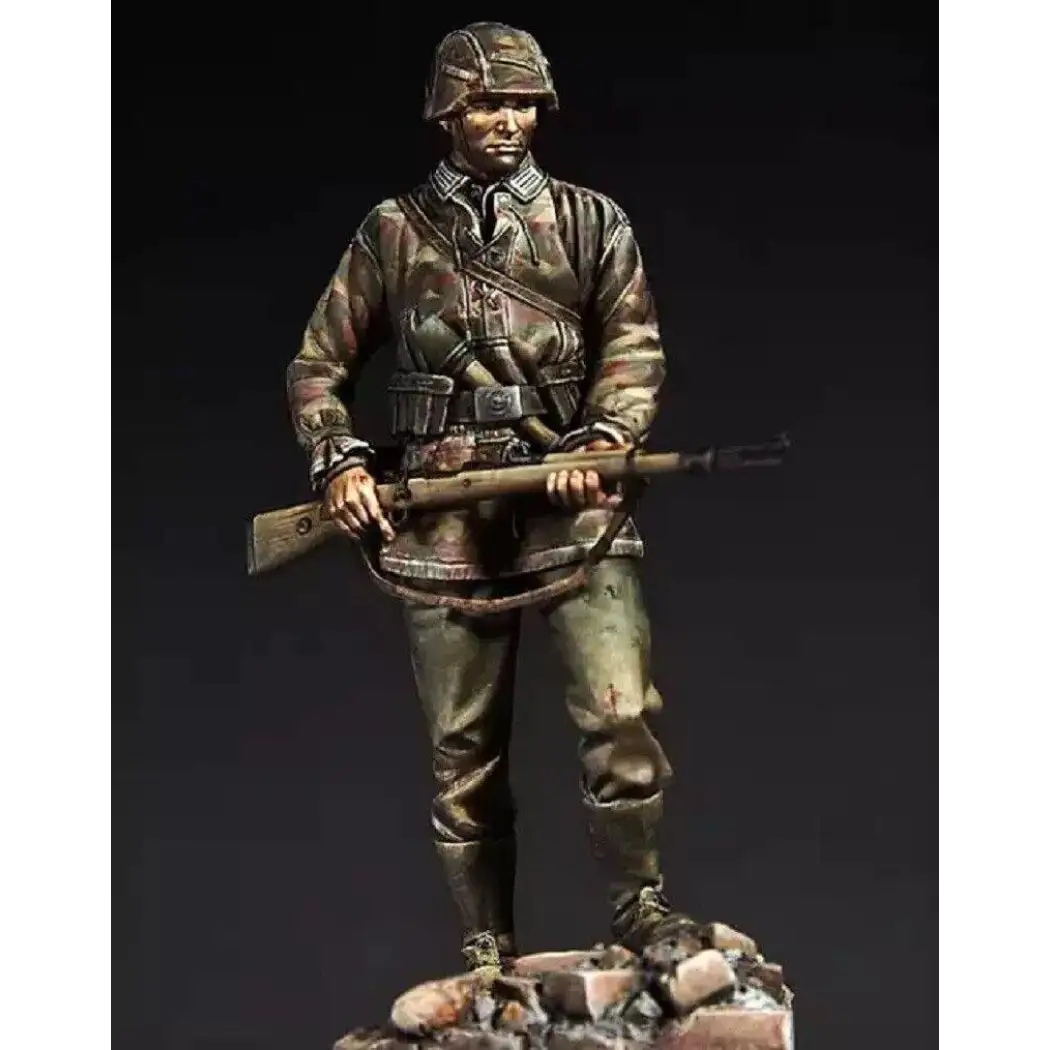 1/18 90mm Resin Model Kit German Soldier Panzer Grenadier WW2 Unpainted - Model-Fan-Store