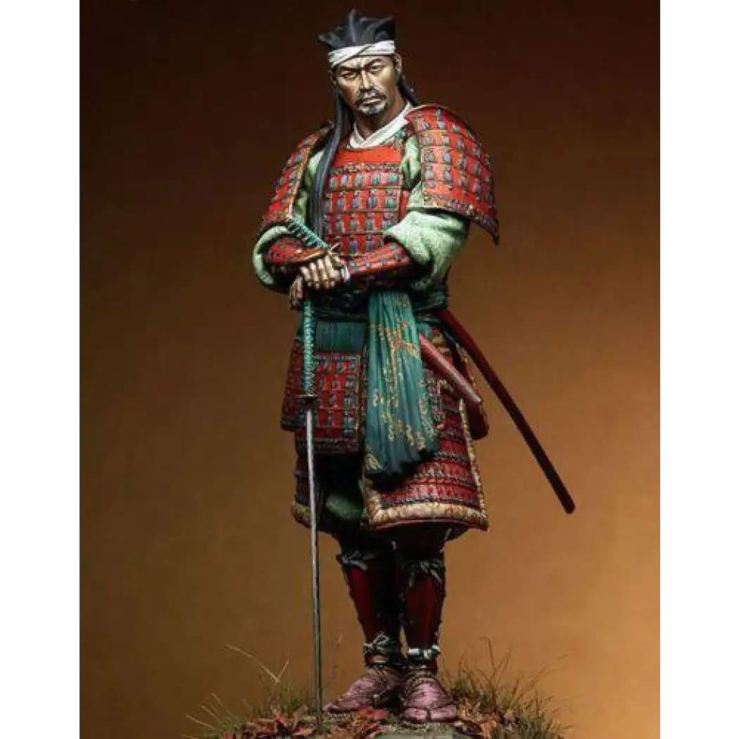 1/18 90mm Resin Model Kit Japanese Samurai with Sword Unpainted - Model-Fan-Store