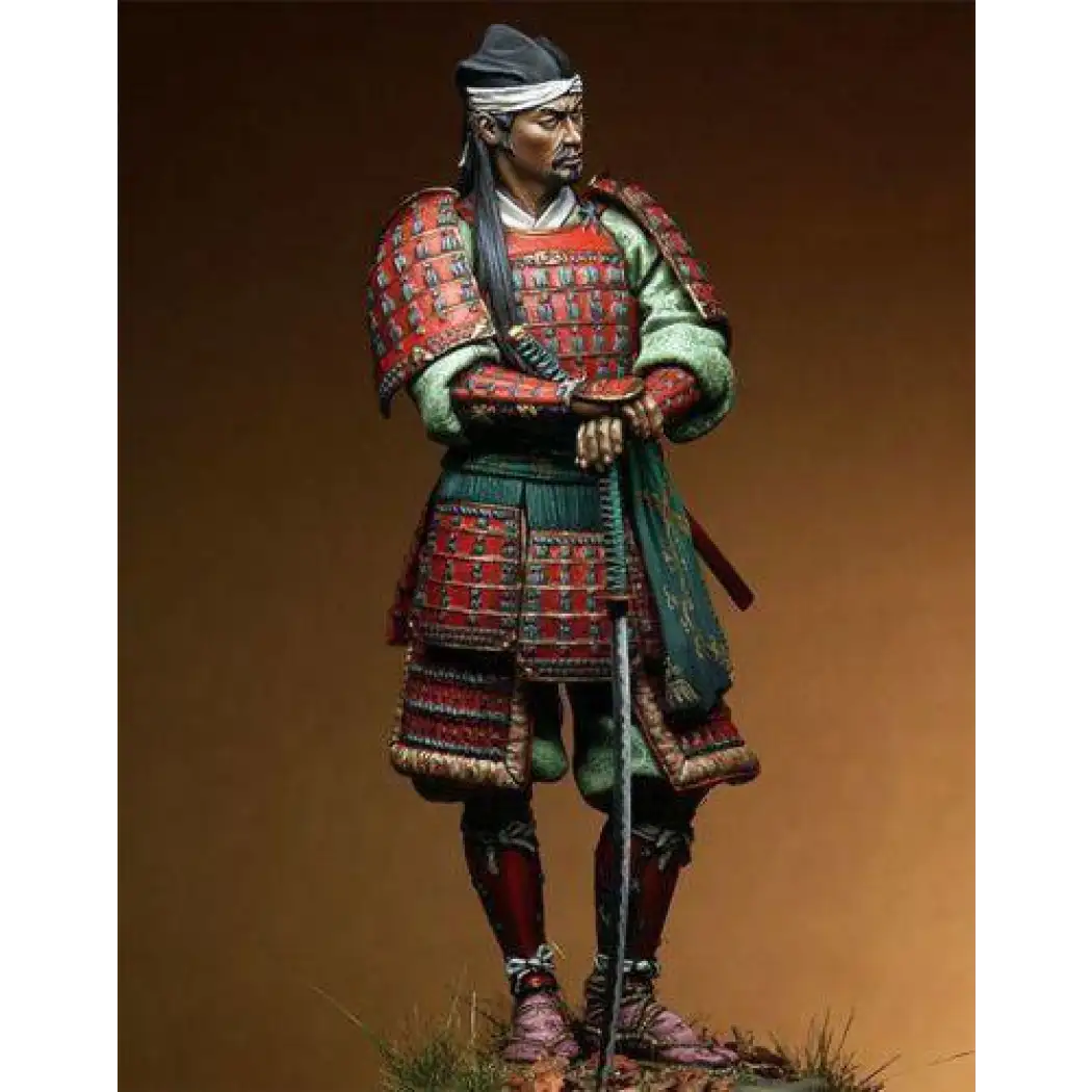 1/18 90mm Resin Model Kit Japanese Samurai with Sword Unpainted - Model-Fan-Store