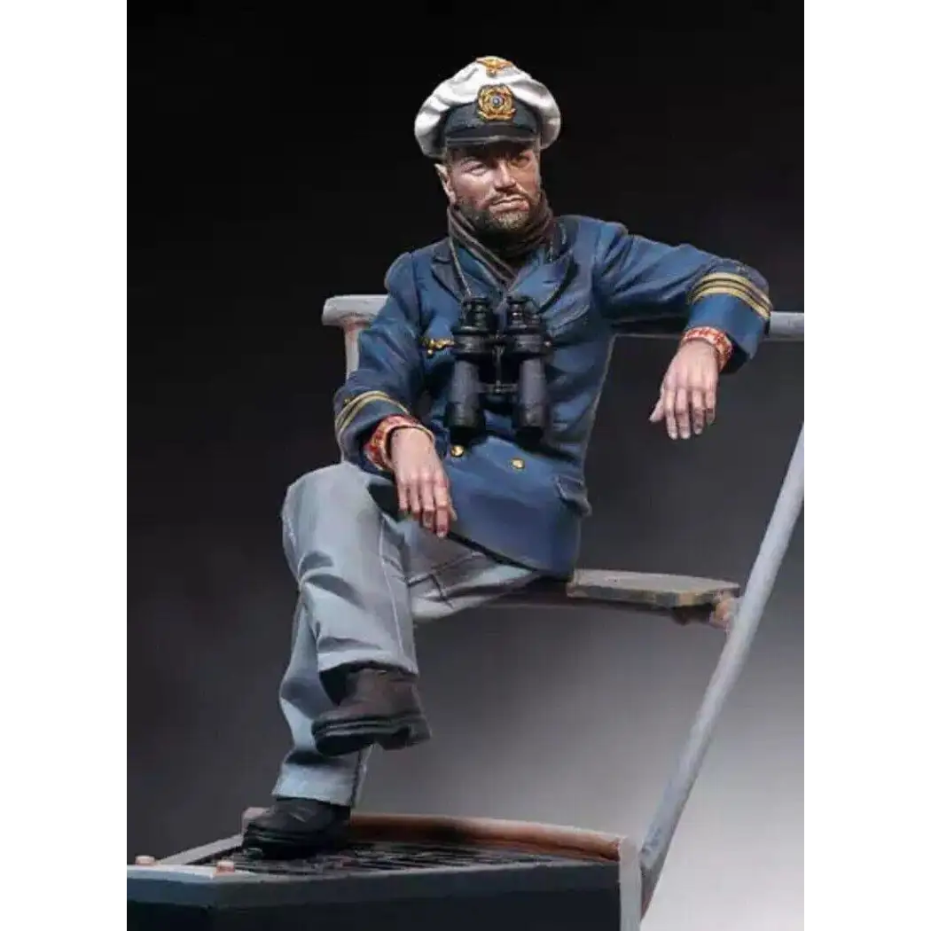 1/18 90mm Resin Model Kit Submarine Captain WW2 Unpainted - Model-Fan-Store